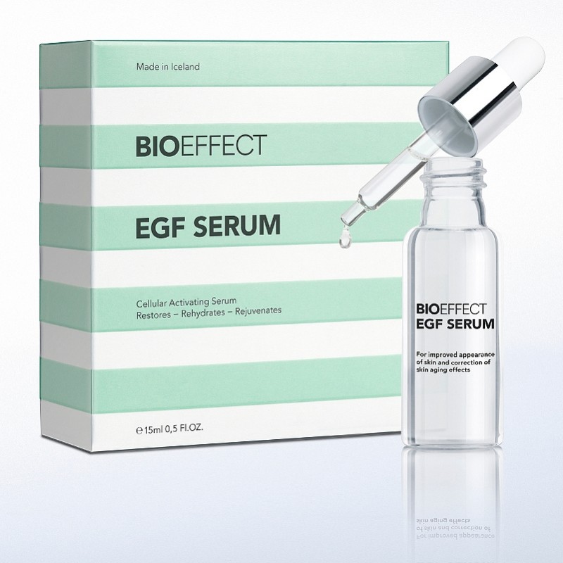 BIOEFFECT EGF SERUM je vrhunski znanstveni dosežek in revolucionarni serum proti staranju kože.